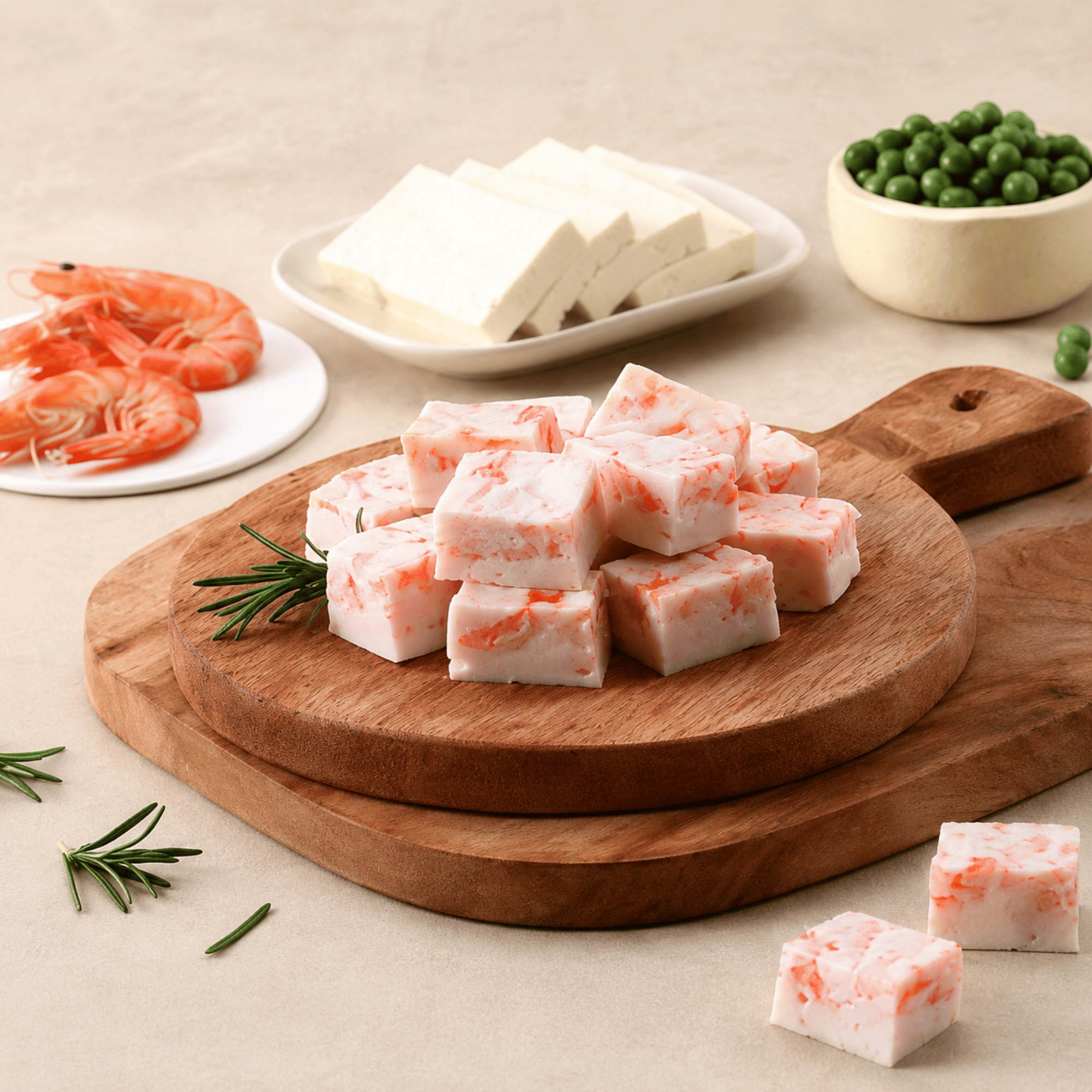 Đậu hũ tôm gói 300g (2) Đậu hũ tôm gói 300g (2)